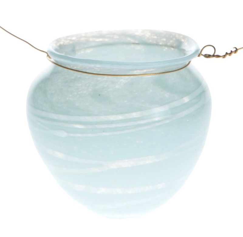 Lykt - Sand isblå