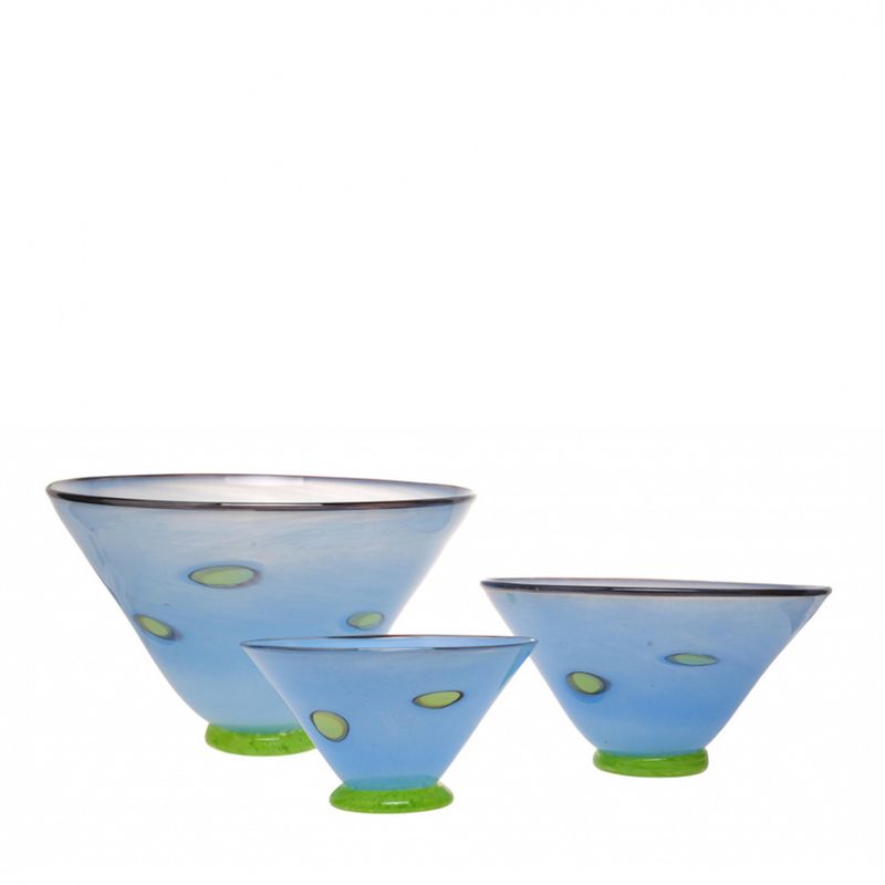 Glasskunst  - Cirkus stor skål 