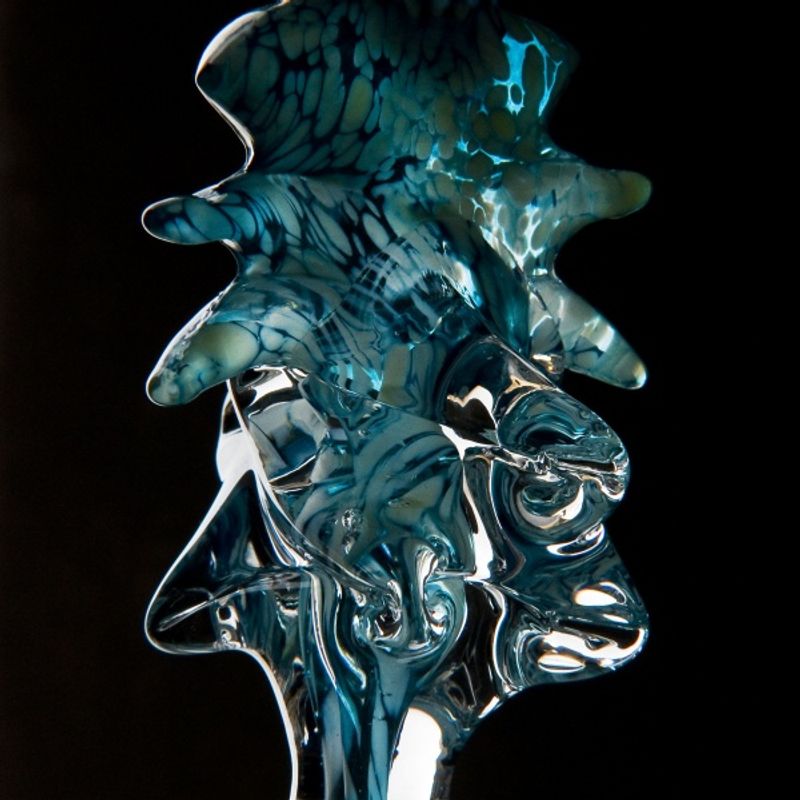 Kunstglass - Sjøstjerner