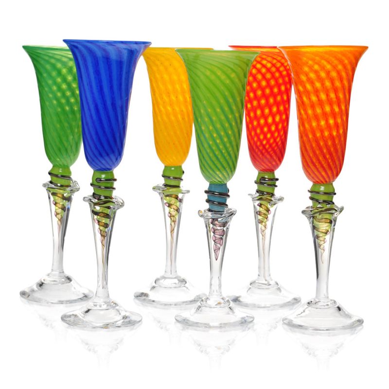 Kunstglass - 6 sommerminner medium