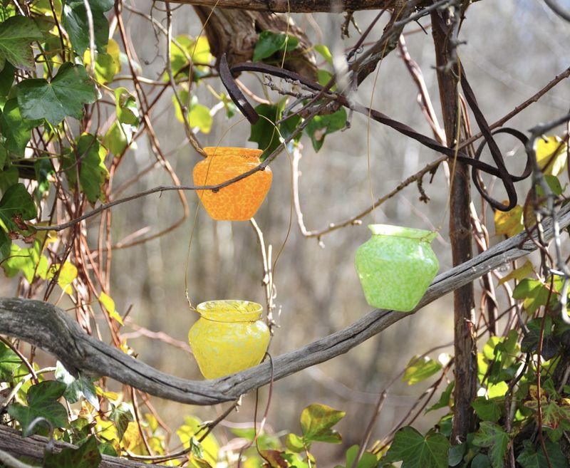 Glass lykter - 3 stk Årstid