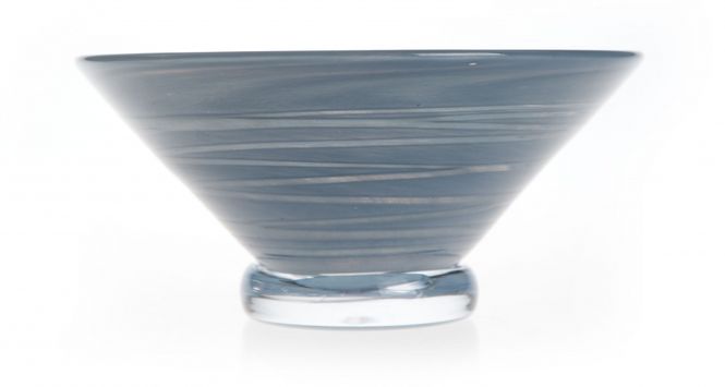 Hovedbilde Kunstglass - skål Sand liten