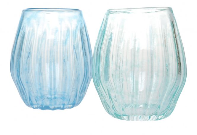 Hovedbilde Kunstglass - 2 stk Perlemor  ...