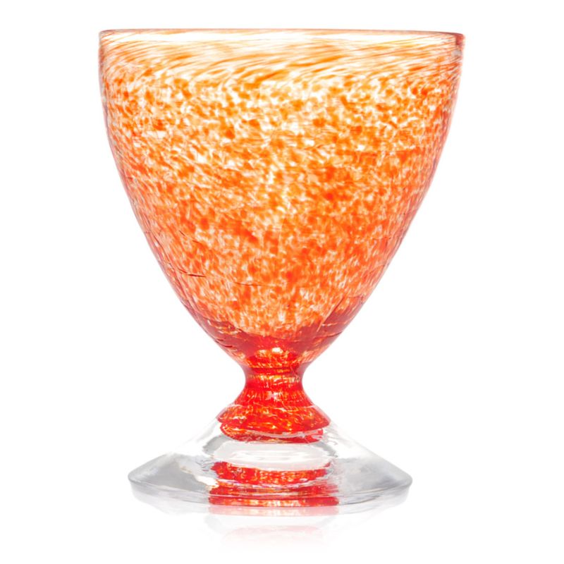 Rustikk småglass, rød