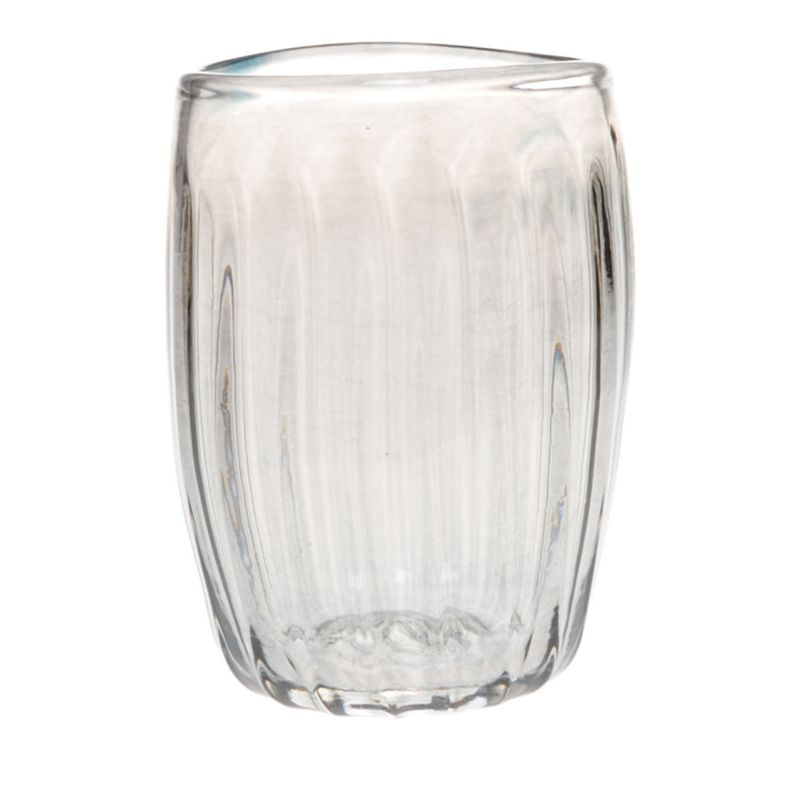 Kunstglass - Perlemor hverdagsglass sot