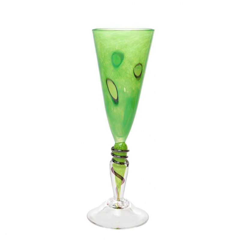 Kunstglass - Cirkus stor grønn