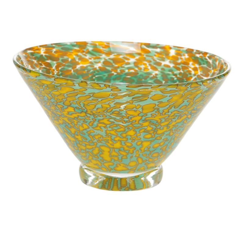 Årstid, liten skål, Jadegrønn og varmgul