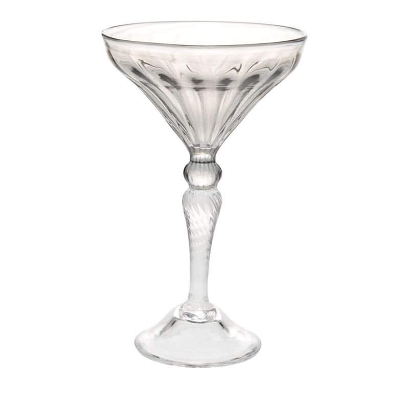 Perlemor bobleglass. Røkgrå.