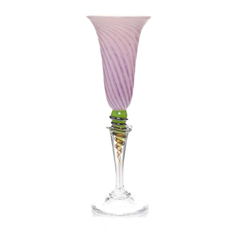 kunstglass sommerminner rosa medium