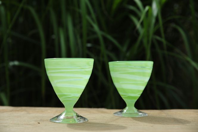 Hovedbilde Kunstglass - Sand 2 stk ...
