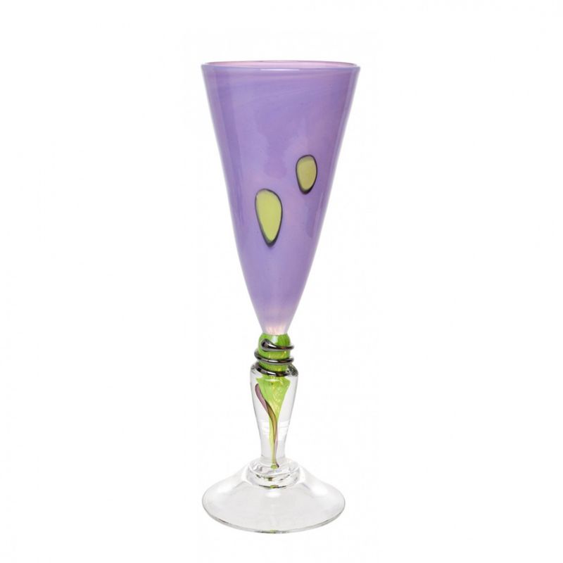 Kunstglass - Cirkus stor lilla 