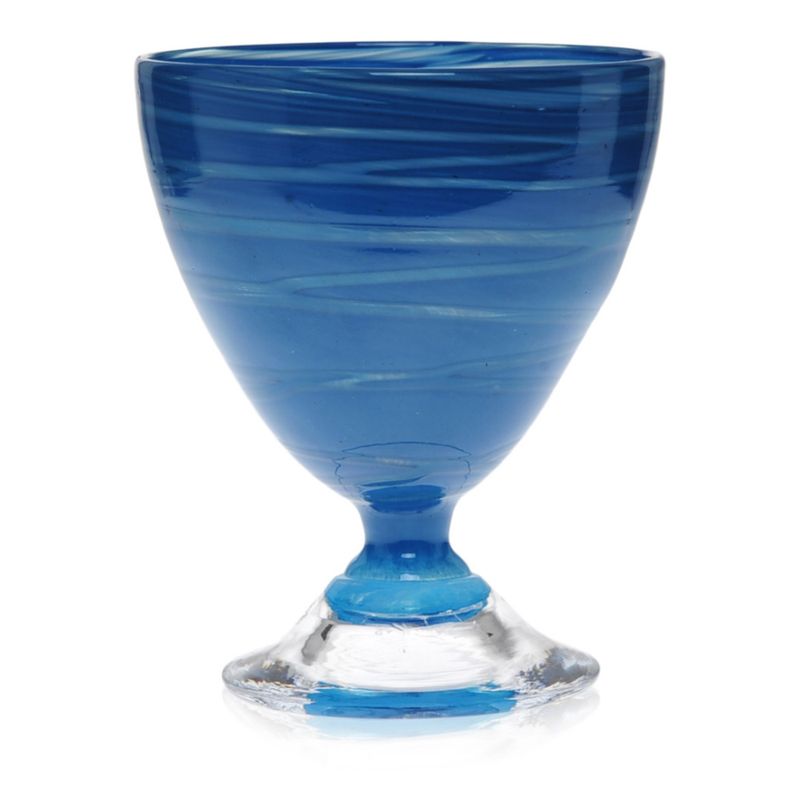 Sand Farrisglass Apiablå