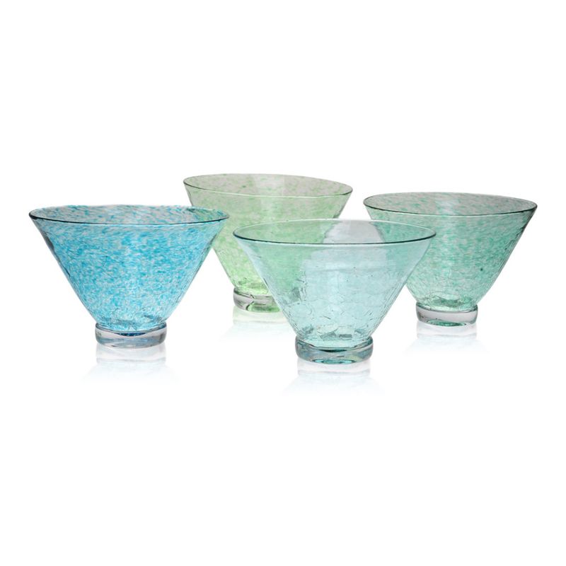 Rustikk skål, liten mørk blå