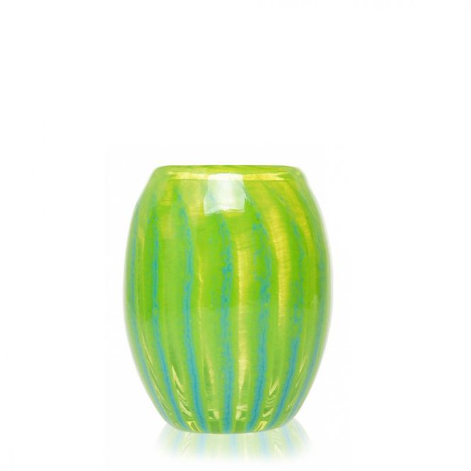 Hovedbilde Glasskunst - Vase liten grønn ...