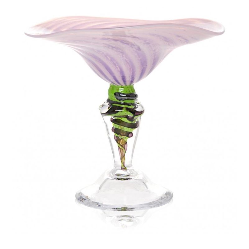 Glass - stettefat Sommerminner rosa 